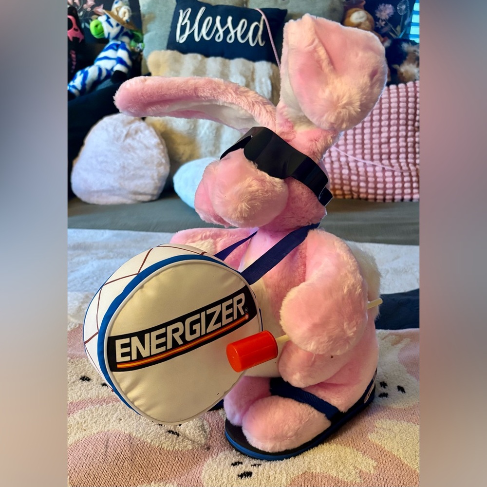 Rare 1989 24” Energizer Bunny Plush
